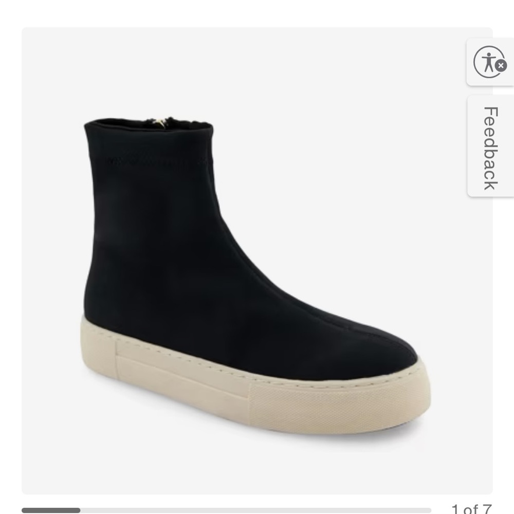 Black High-Top Sneaker